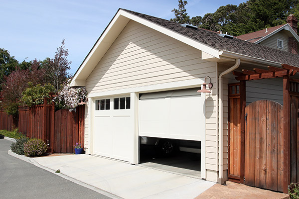 garage door opening halfway