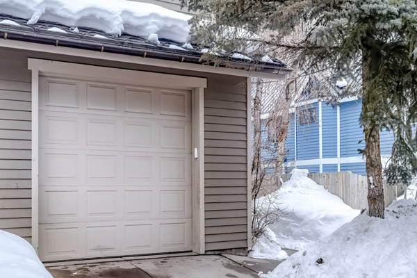 frozen garage door